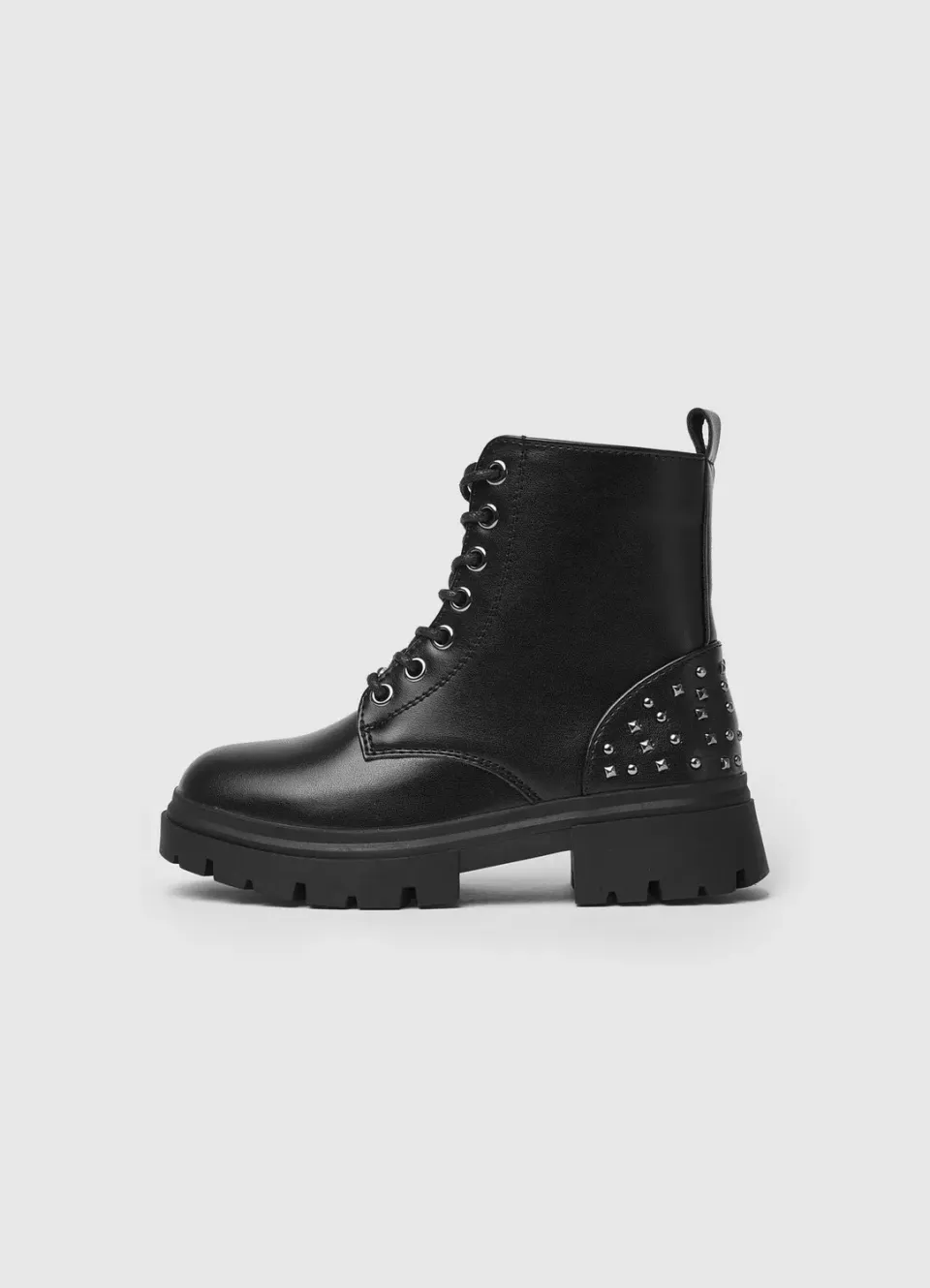 Calliope bottines clous fille lacet zip semelle crantée
