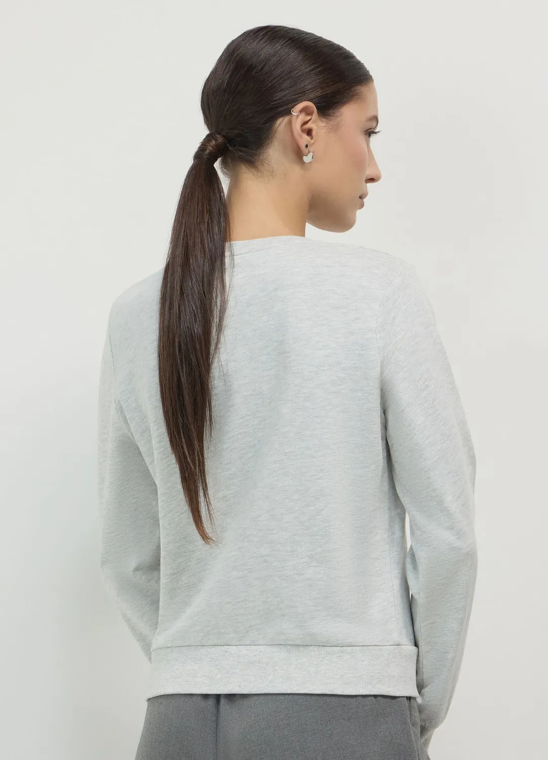Calliope Sweat Col Rond sweat femme coton nœud