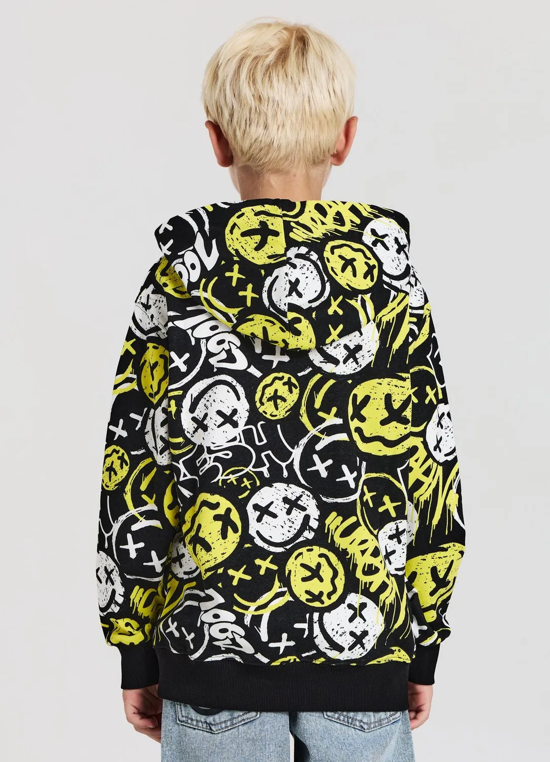 Calliope sweat capuche graffiti garçon