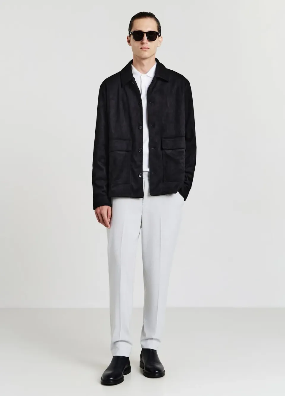 Calliope surchemise suédine homme poches