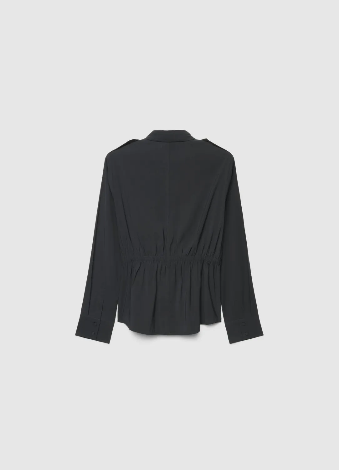 Calliope chemise femme S cintrée boutons cachés