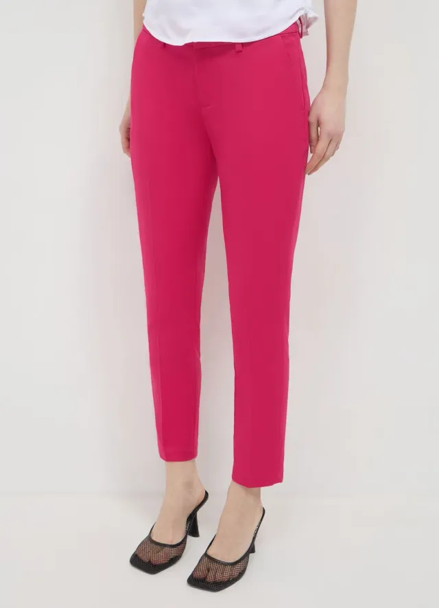 Calliope pantalon satin coton femme regular