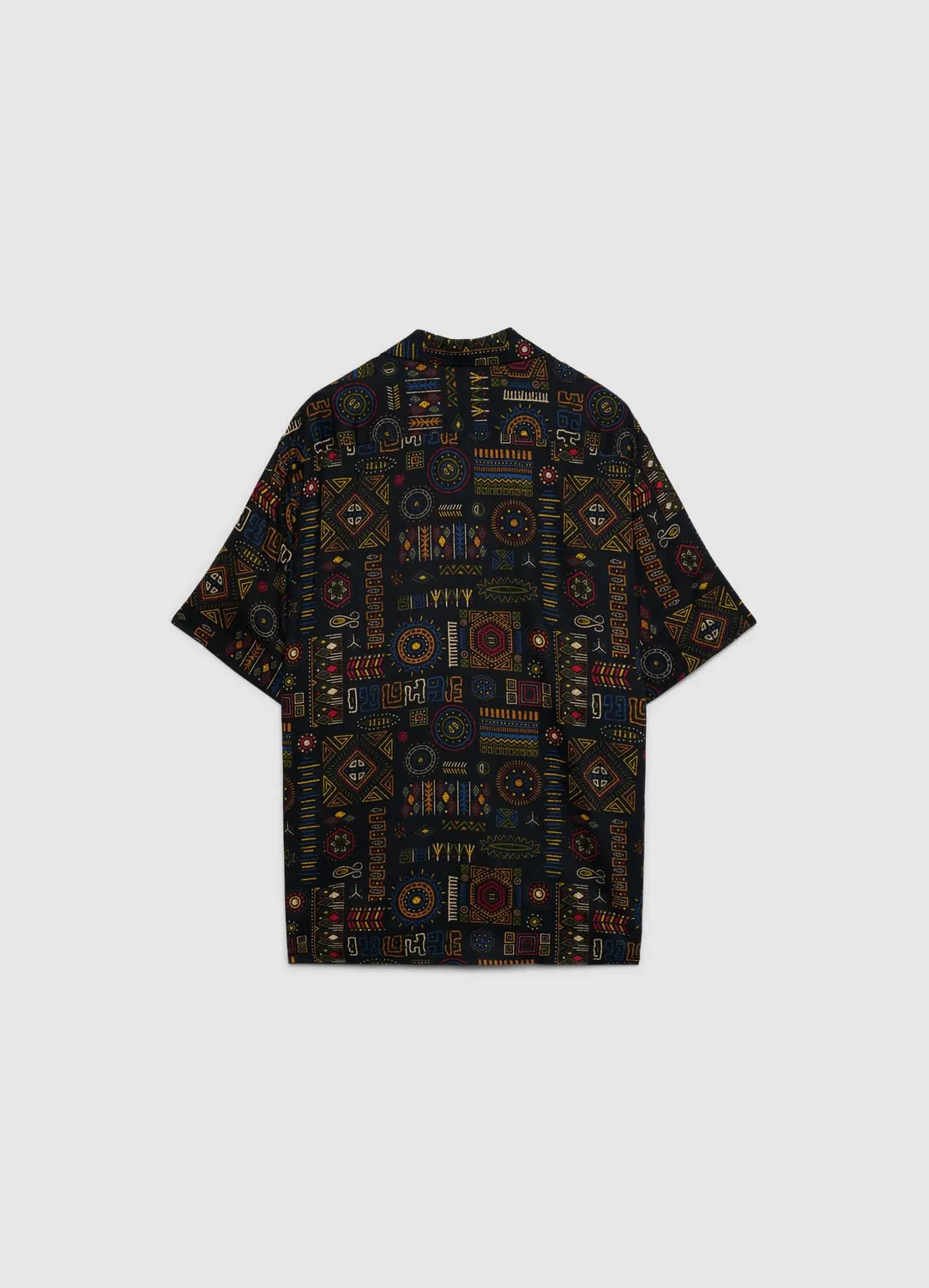 Calliope Bowling chemise homme manches courtes ethnique