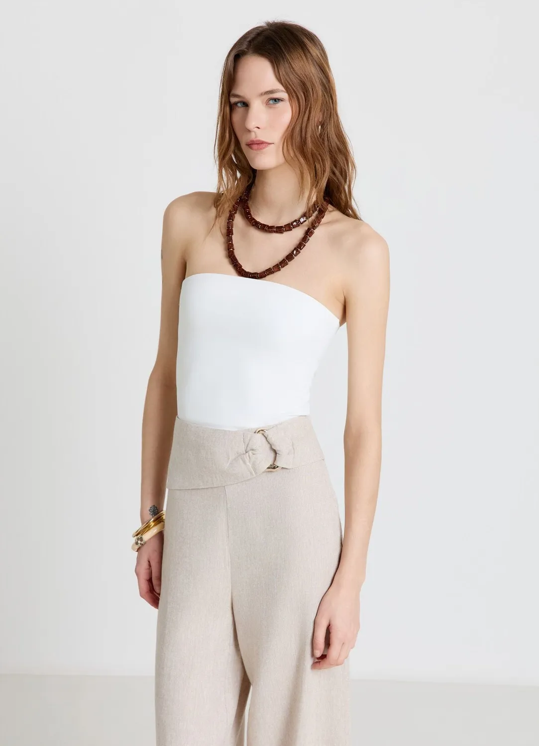 Calliope Body bandeau body femme élastique sans bretelles