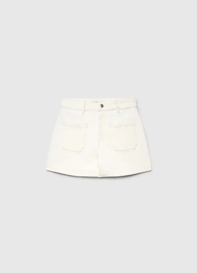 Calliope Bermuda denim femme taille régulière