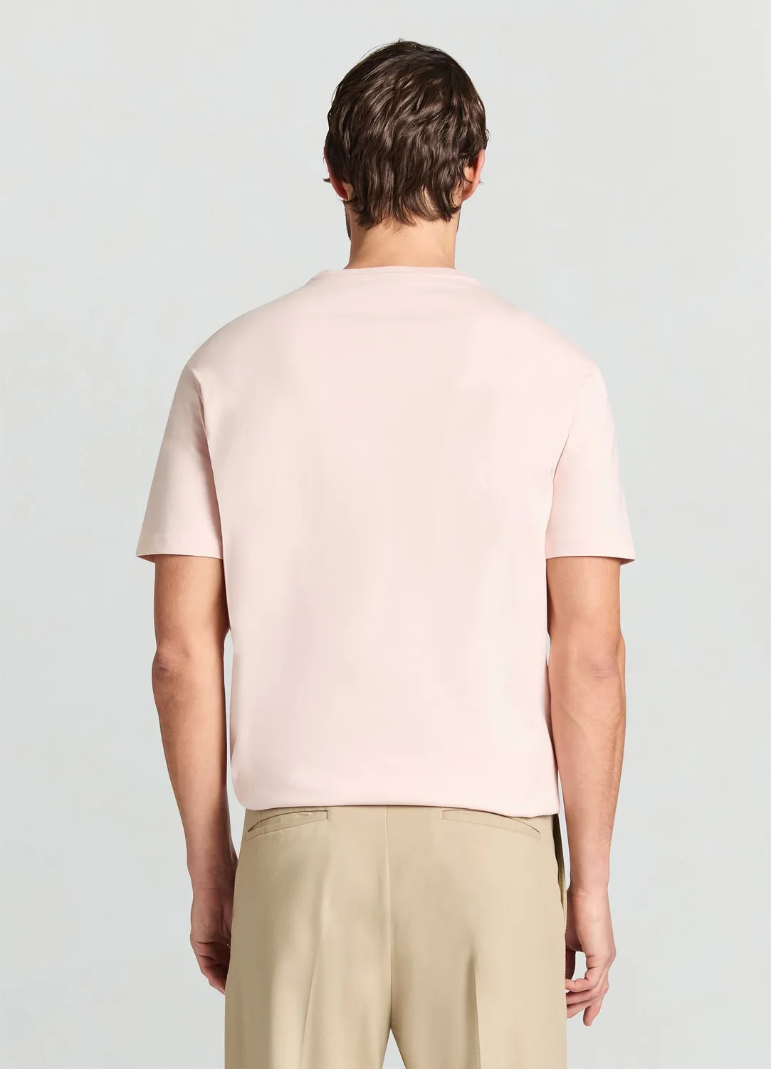 Calliope t-shirt col rond homme uni manches courtes
