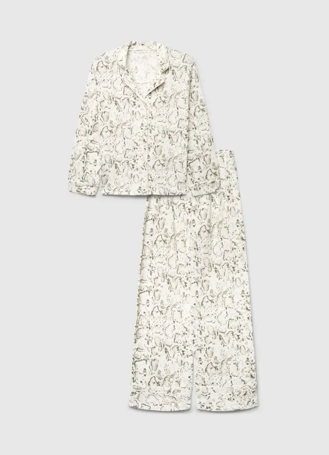 Calliope Python ensemble pyjama chemise et pantalon