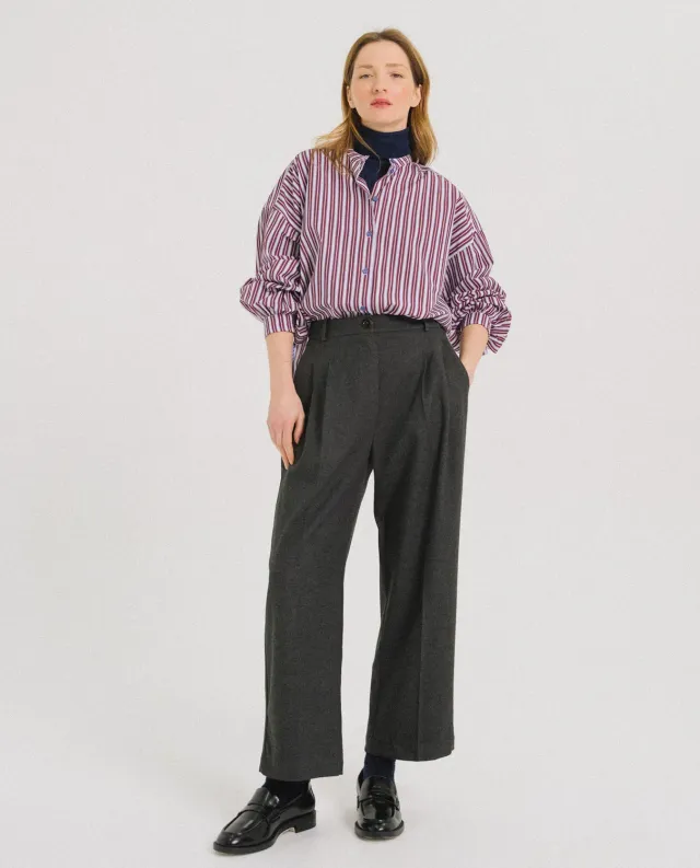 Tinsels Doha blouse courte charles rayée