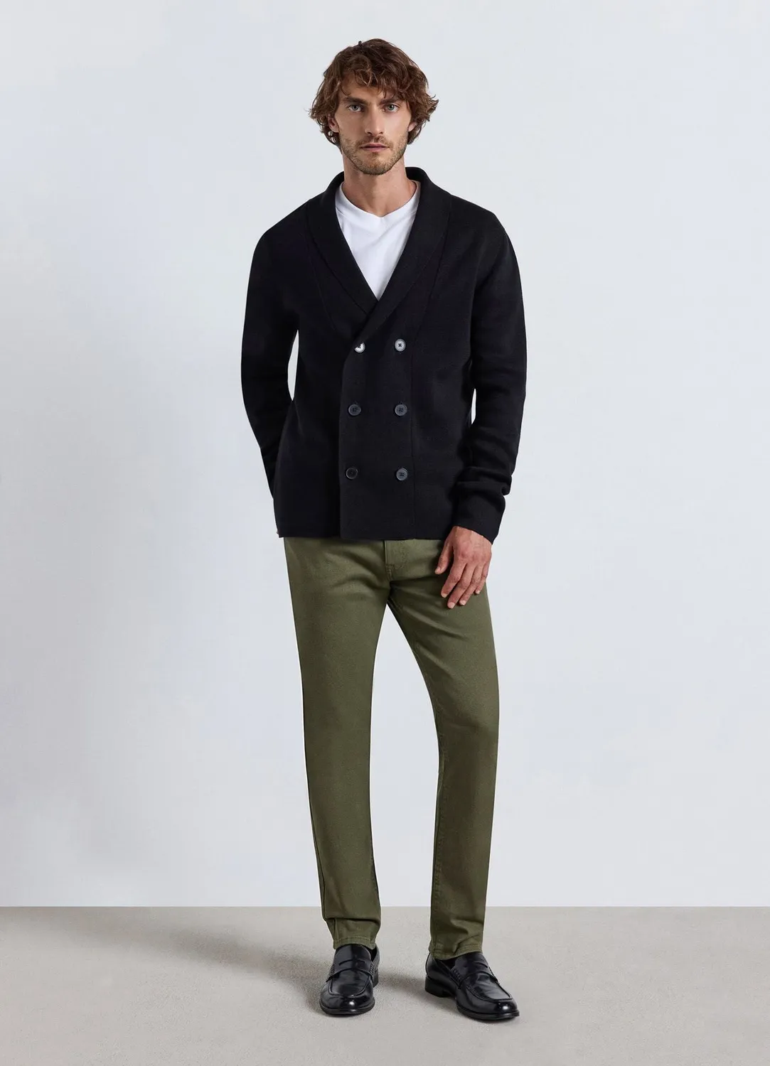 Calliope 5 poches drill pantalon homme uni