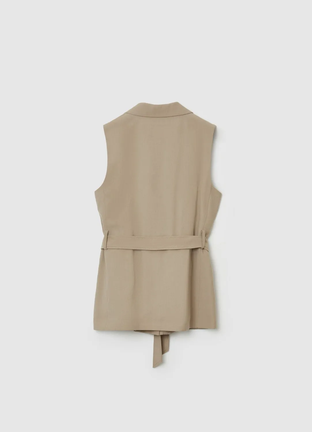 Calliope gilet double boutonnage ceinture