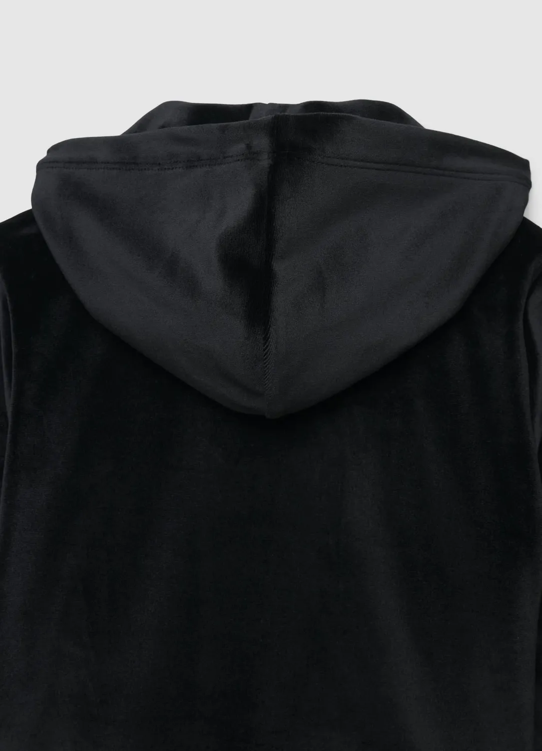 Calliope sweat fille capuche zippé écriture brillant