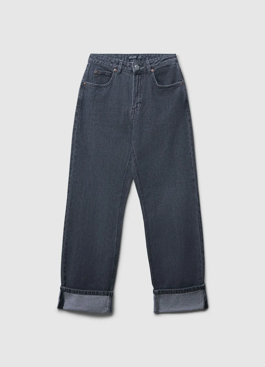 Calliope Jeans straight risvolto jean femme droit