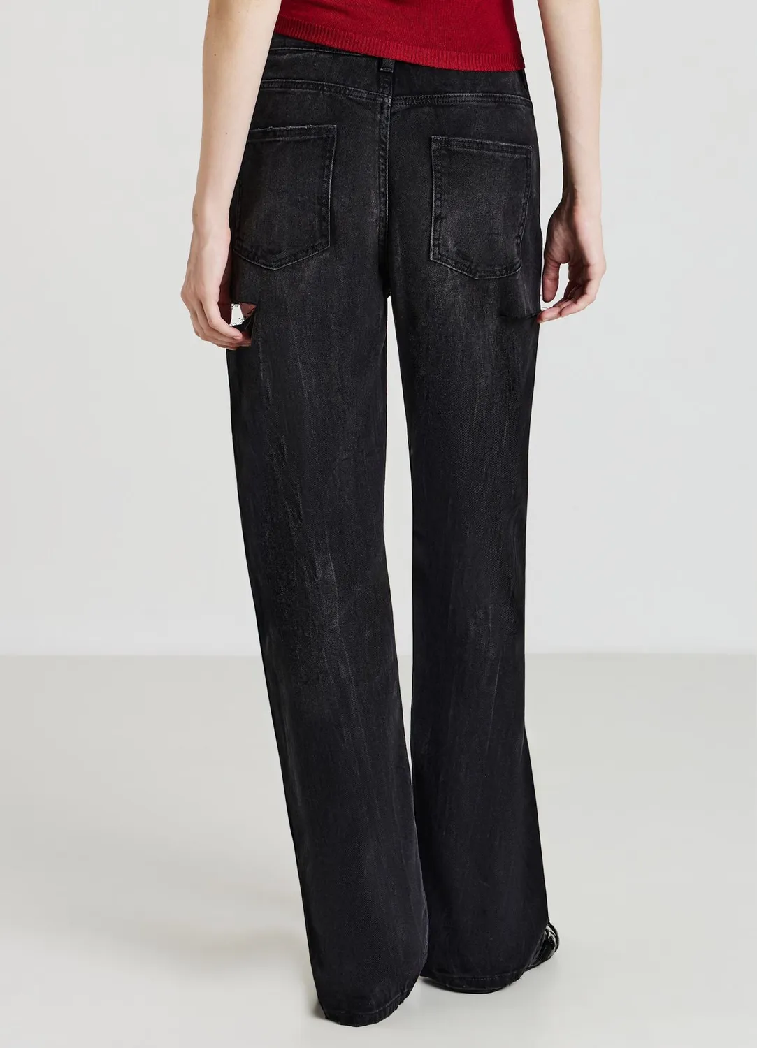 Calliope jean déchiré femme coupe large