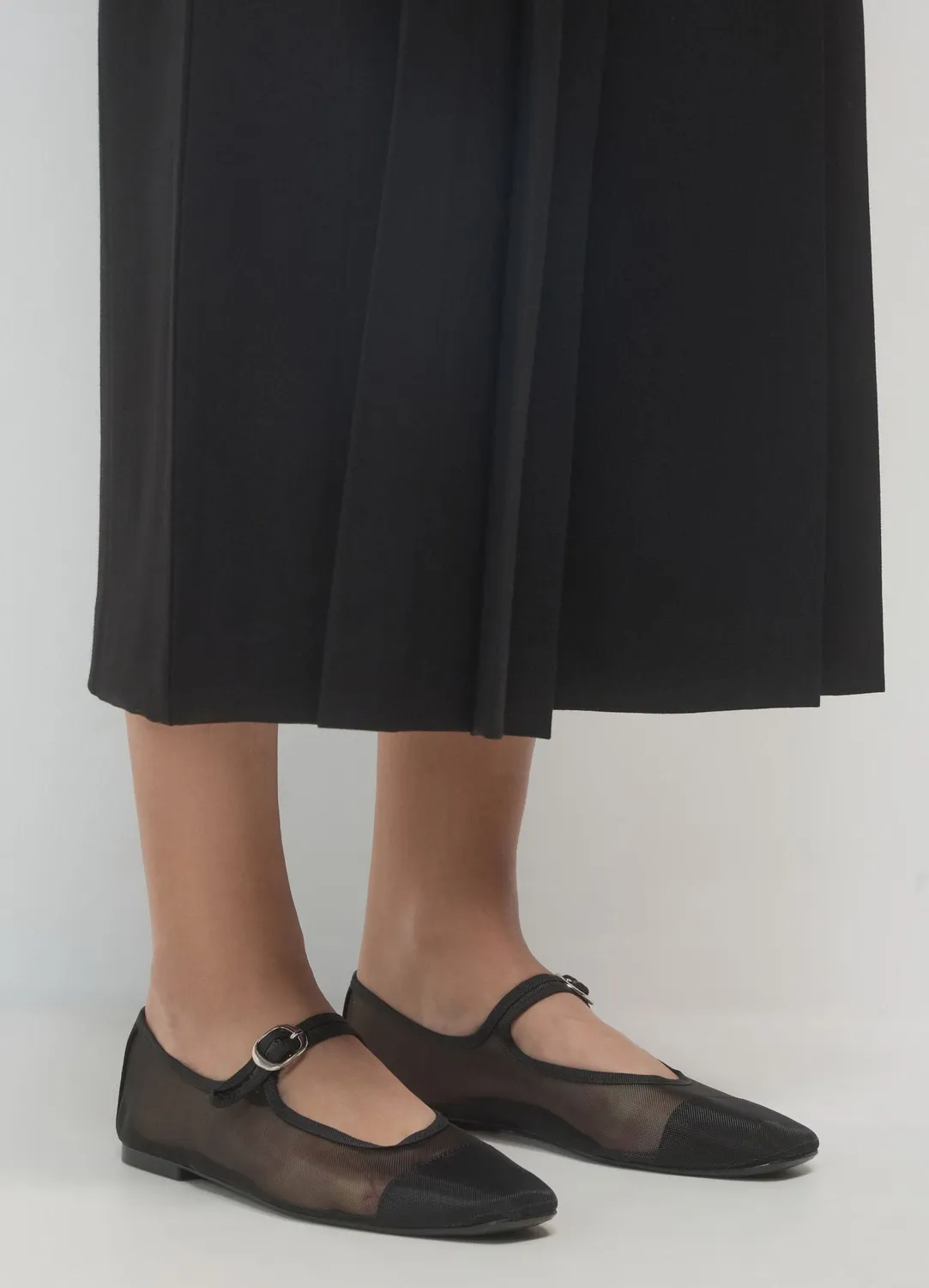 Calliope ballerines résille femme maille