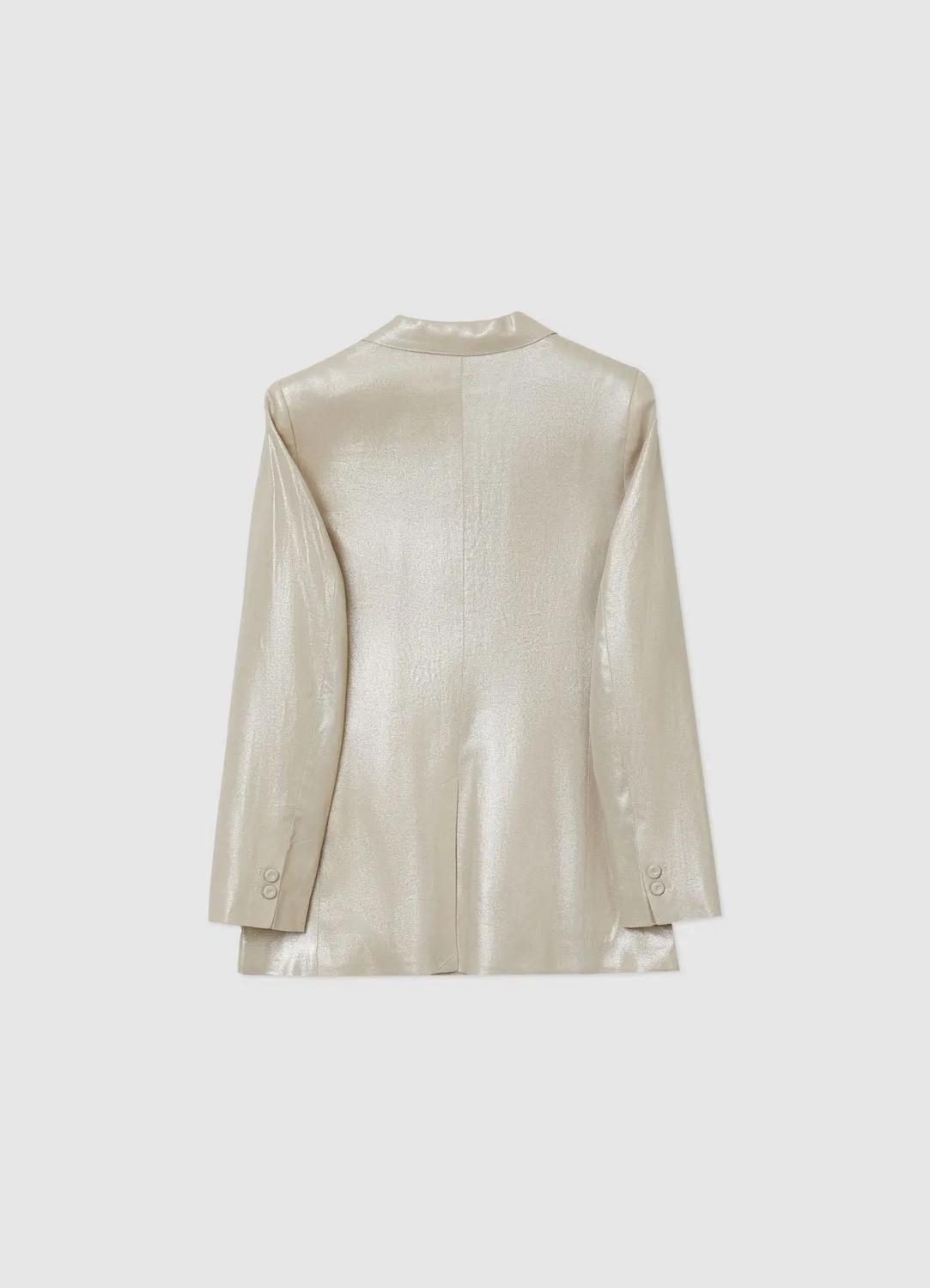 Calliope veste monopetto laminée femme