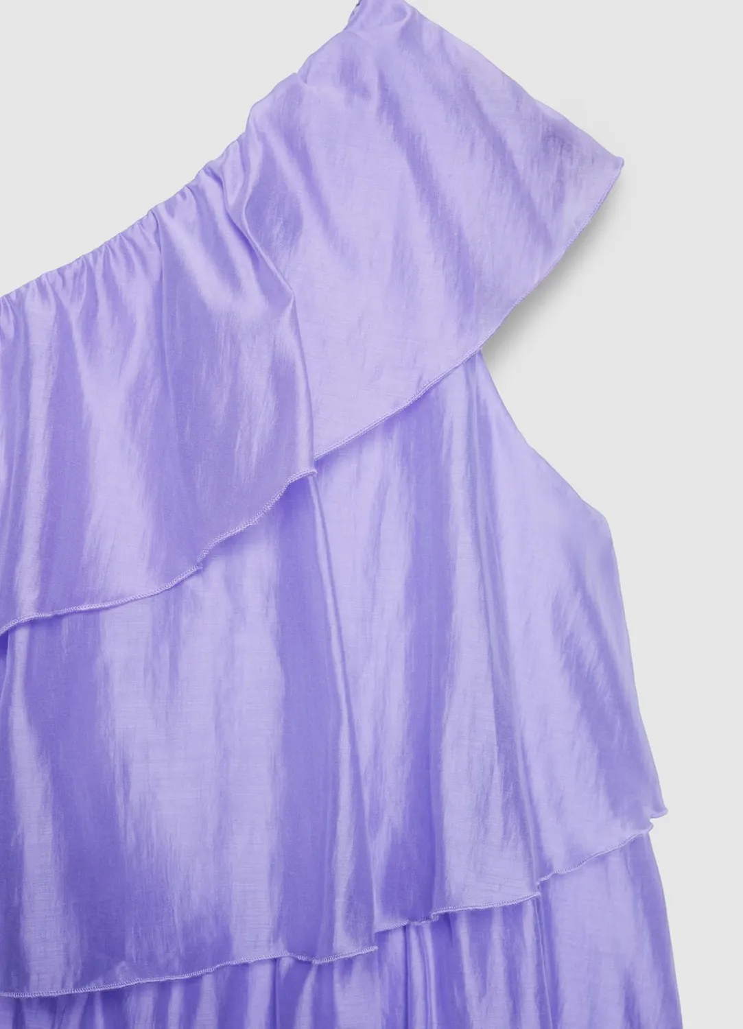 Calliope robe une épaule femme à volants