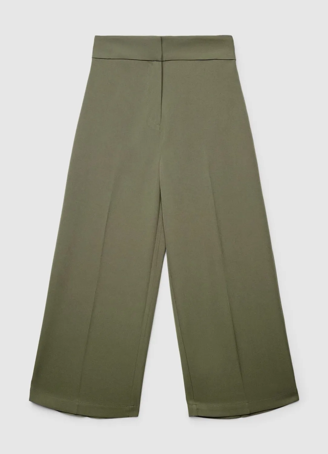 Calliope Palazzo Cropped pantalon uni S coupe bureau