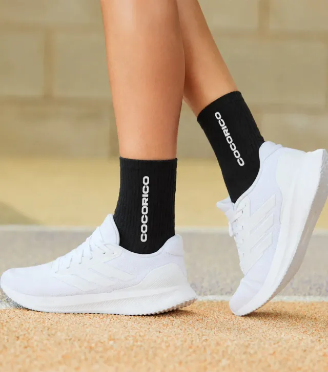 Cocorico Impact chaussettes sport femme noires France