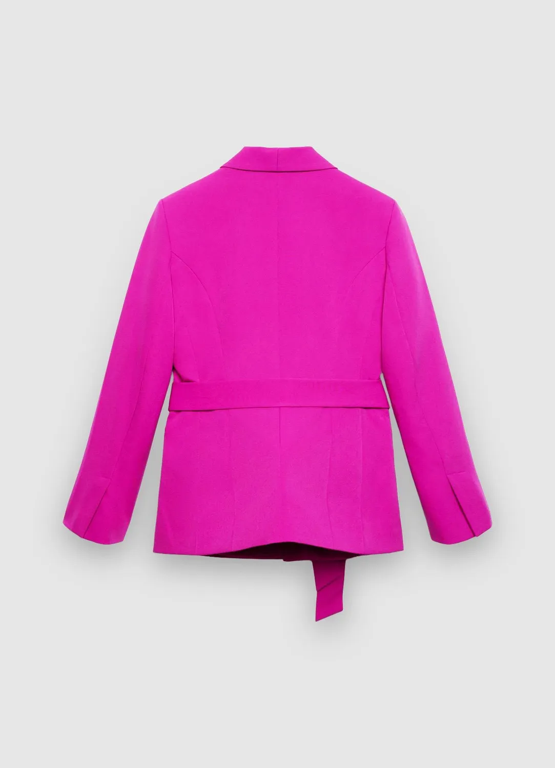 Calliope blazer femme simple boutonnage ceinture