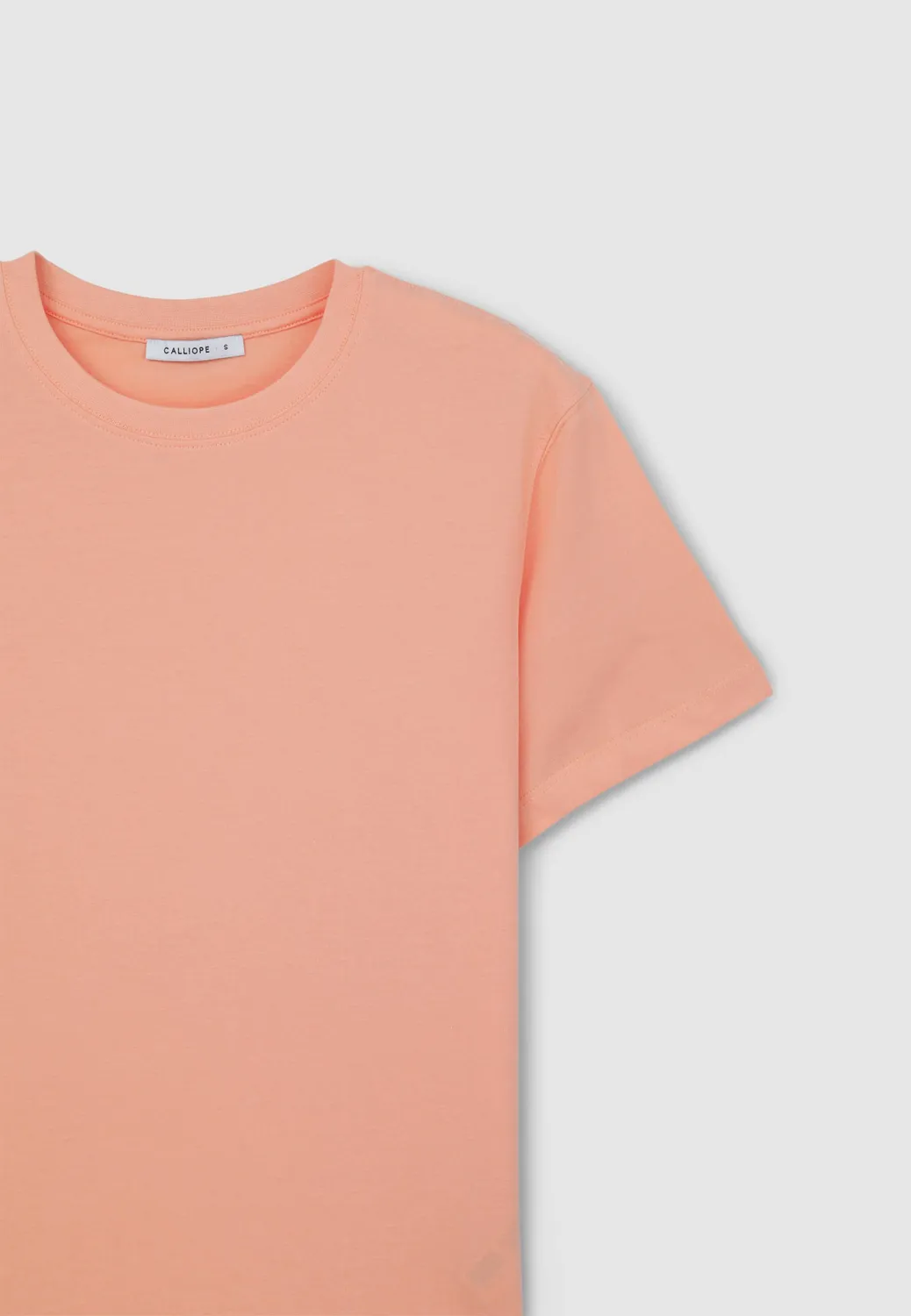 Calliope T-shirt col rond femme coton uni