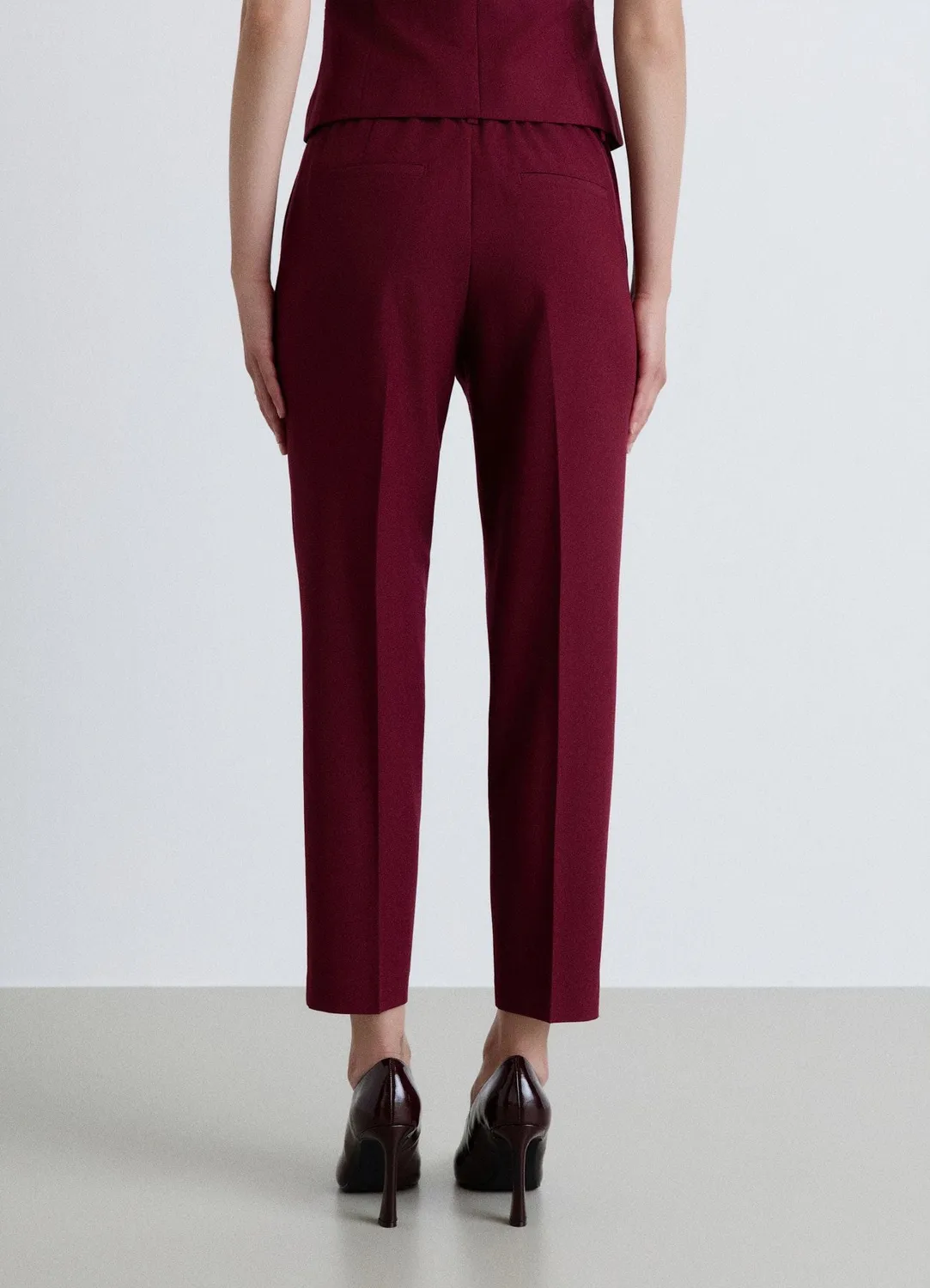Calliope pantalon pinces taille haute femme