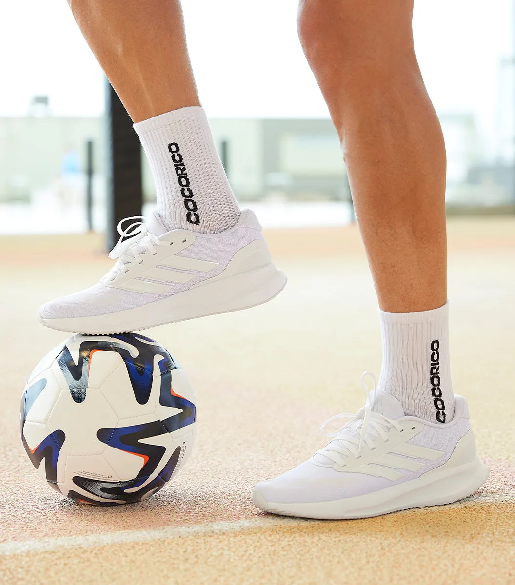 Cocorico Impact chaussettes sport homme blanc coton France
