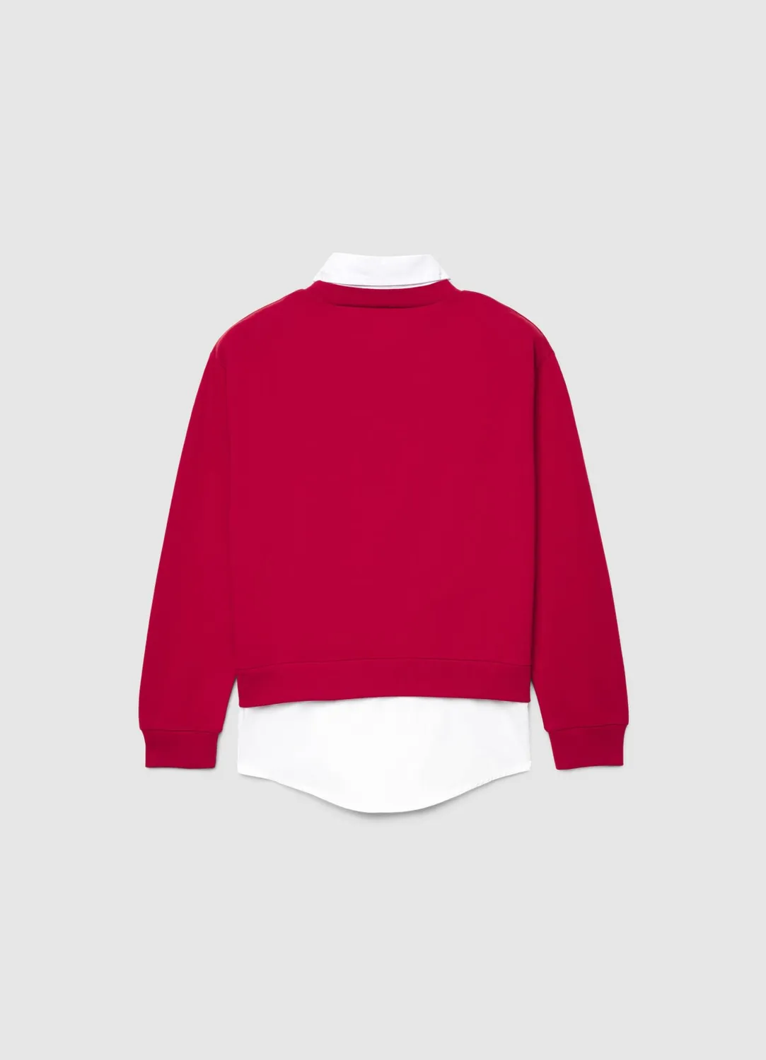 Calliope Sweat femme col chemise uni