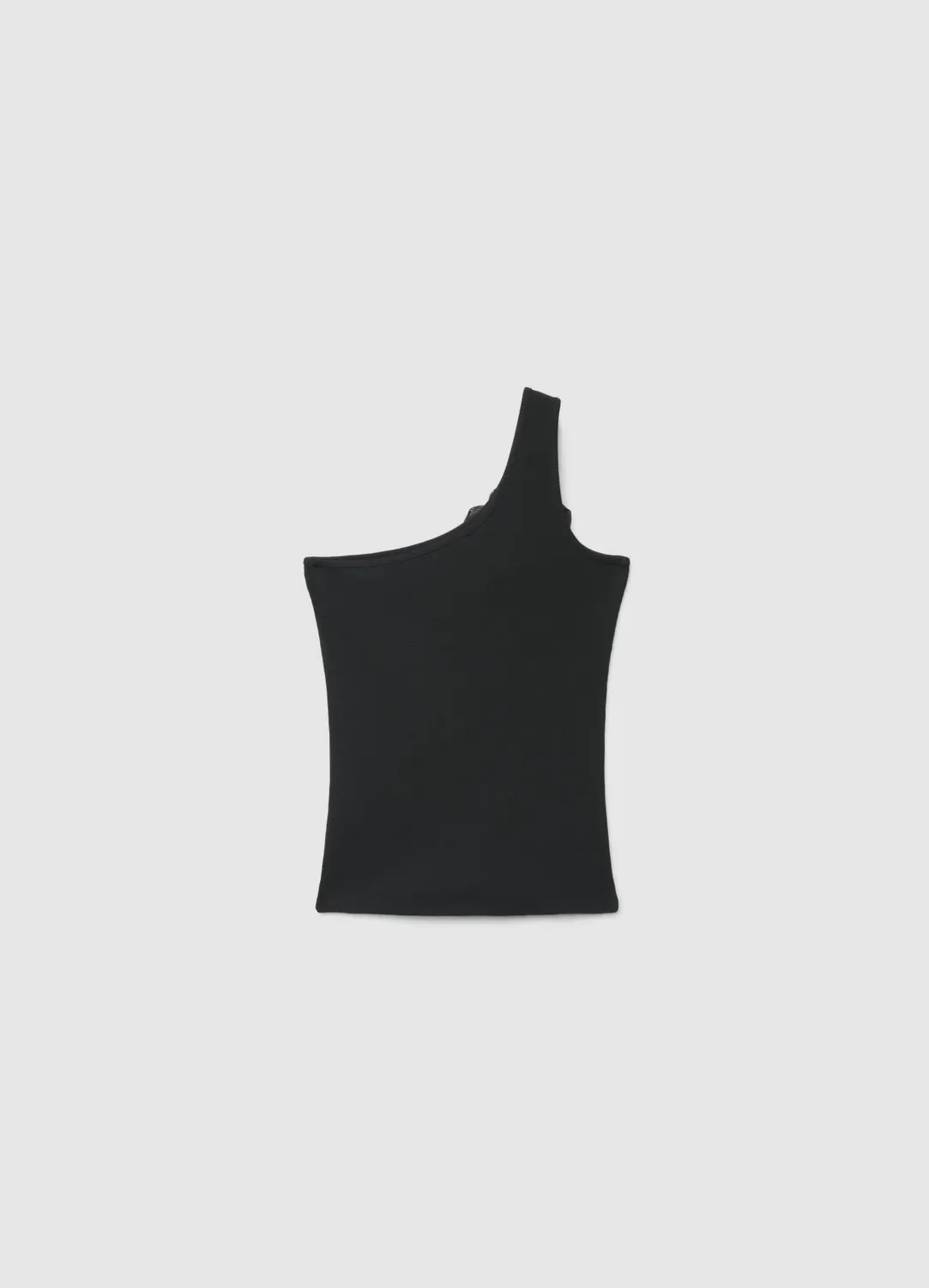 Calliope top asymétrique femme une épaule fleur