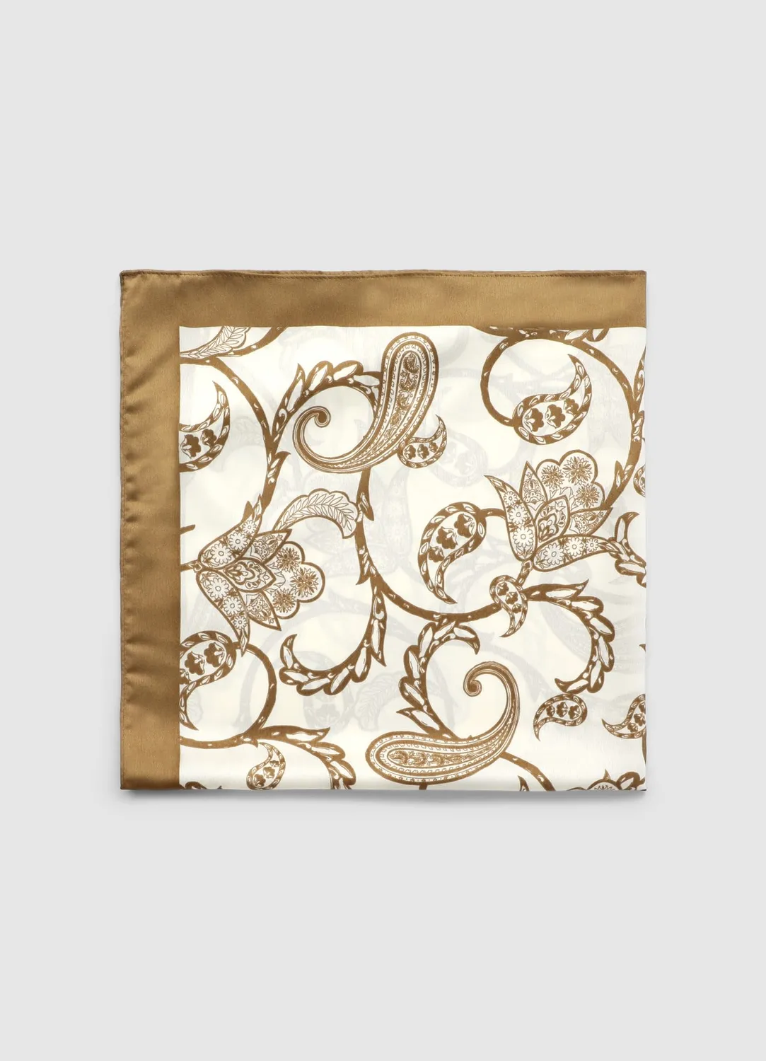 Calliope foulard homme motif paisley 68x68