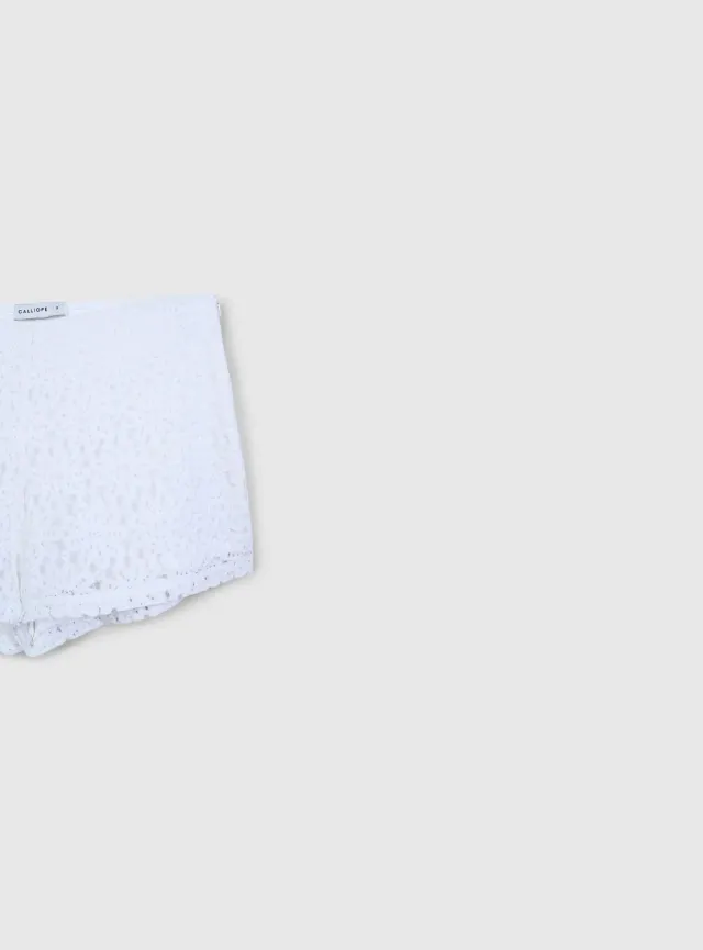 Calliope macramé short femme coupe regular