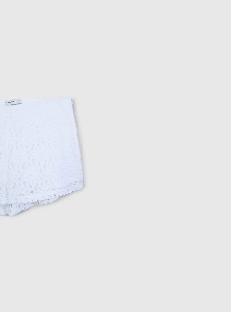 Calliope macramé short femme coupe regular