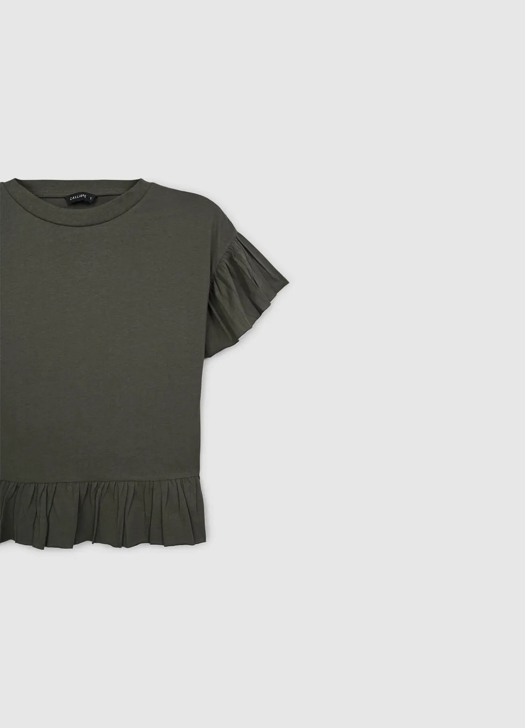 Calliope T-shirt volants coton femme regular