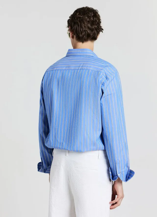Calliope chemise rayée homme coton manches longues