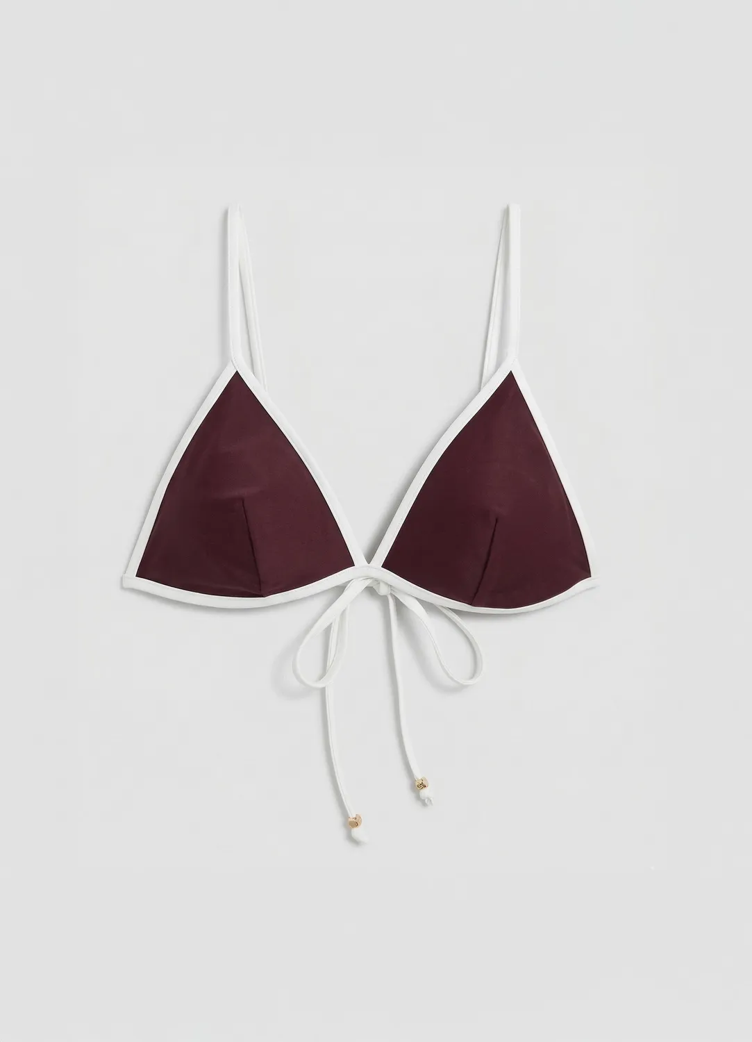 Calliope haut bikini triangle profils contrastés