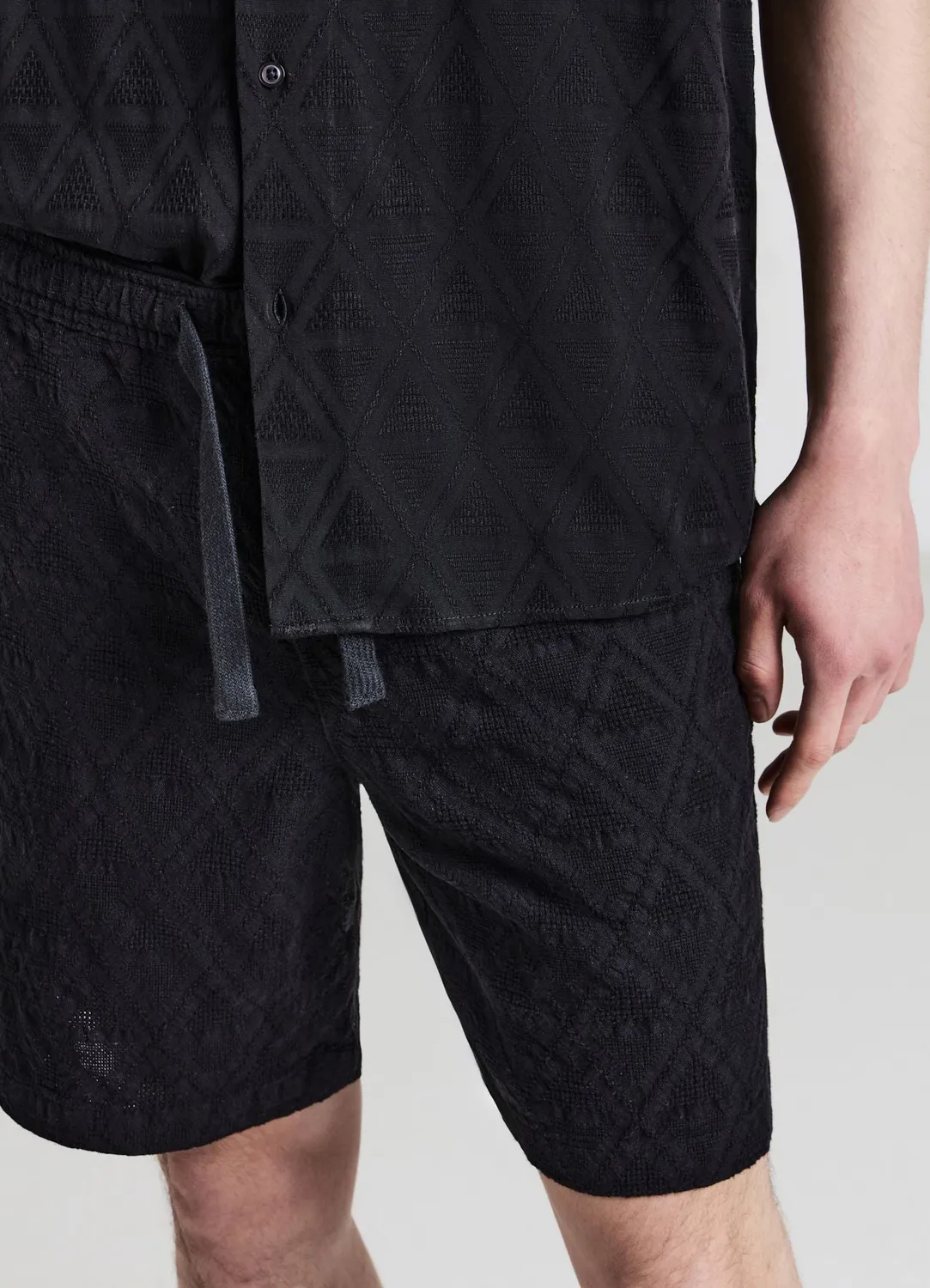 Calliope bermuda jacquard losange homme coton