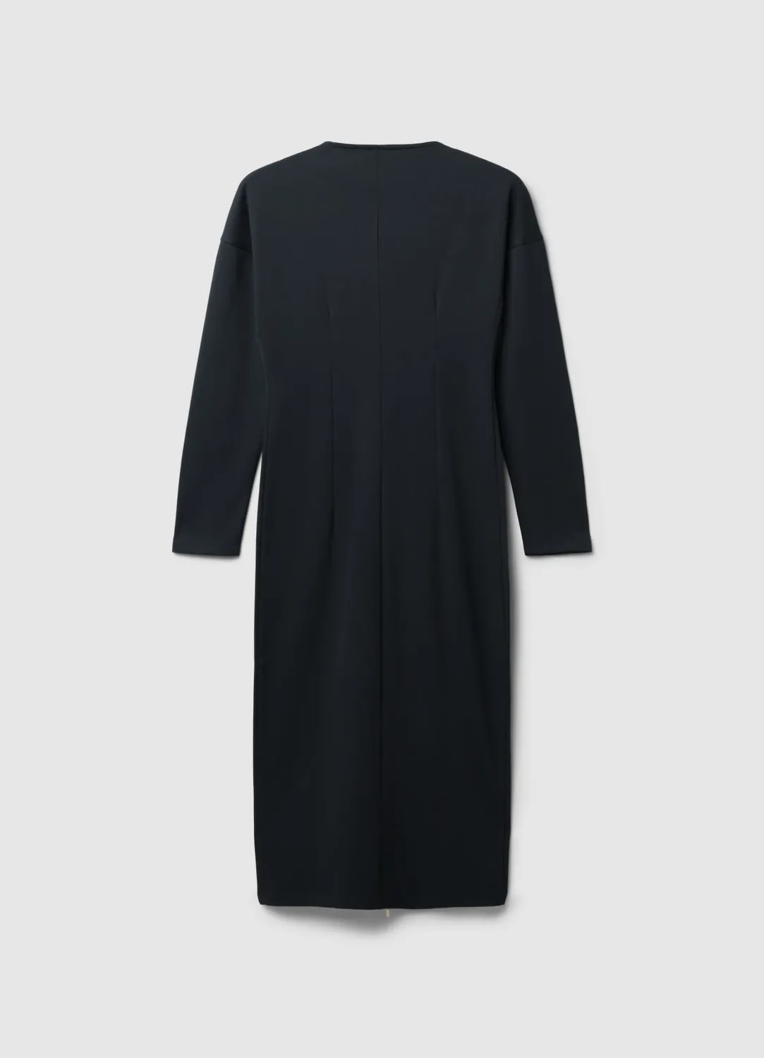 Calliope robe longue zip doré femme unie