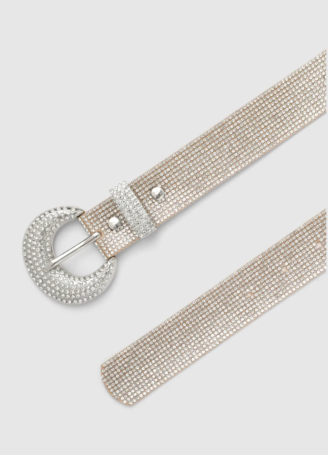 Calliope ceinture strass femme boucle ronde ajustable