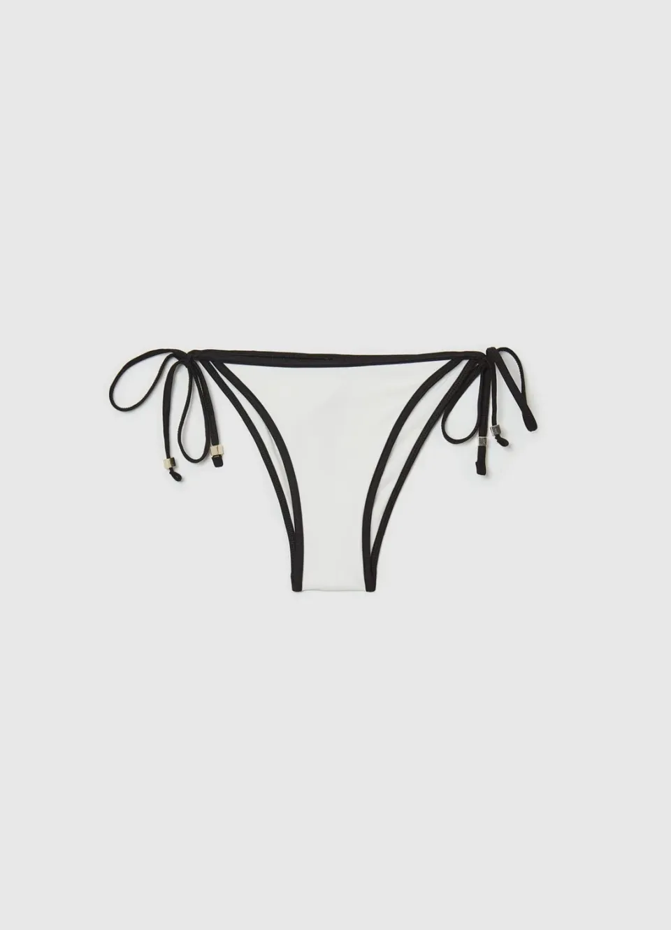 Calliope Slip de bain femme bords contraste lacets