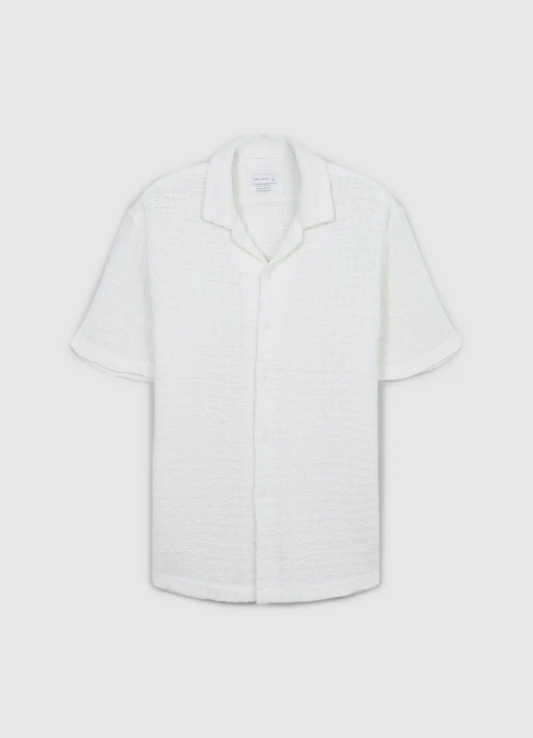 Calliope chemise homme bowling coton manches courtes