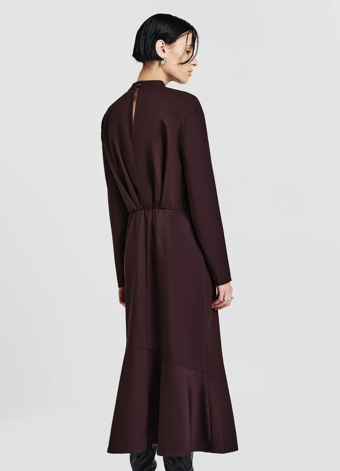 Calliope manches chauve-souris robe manches longues femme