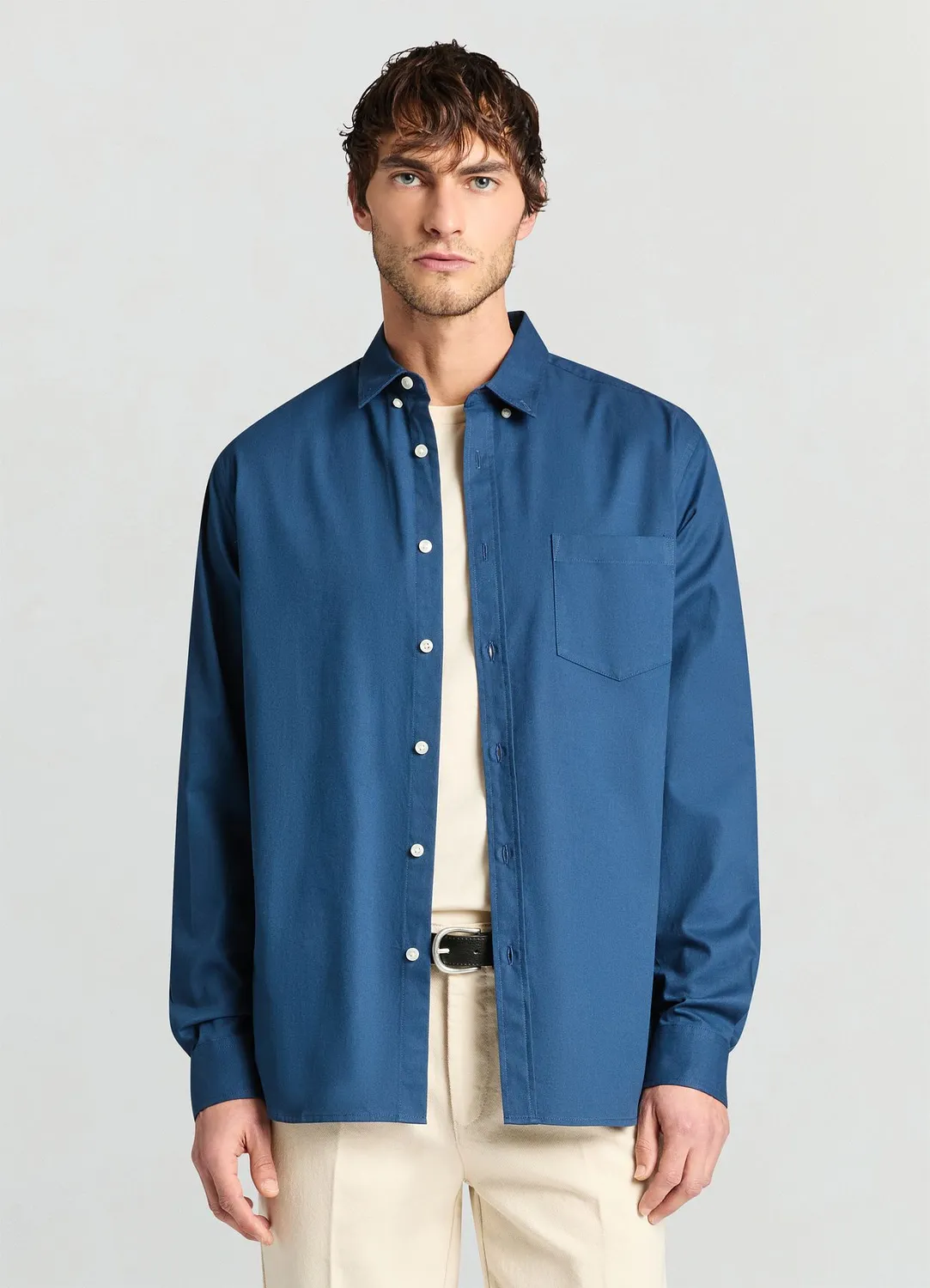 Calliope chemise homme button down poche regular