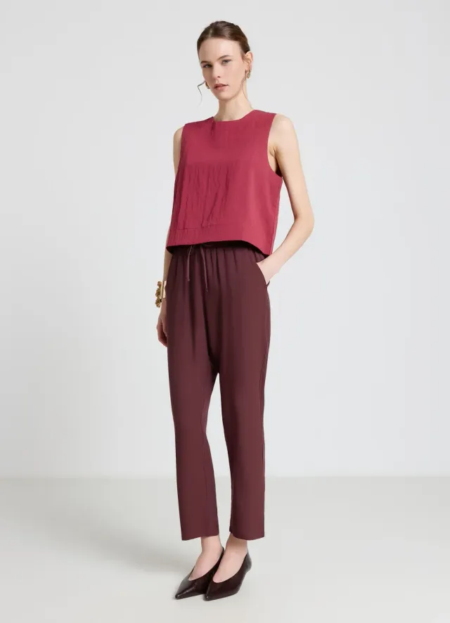 Calliope blouse sans manches femme unie bureau