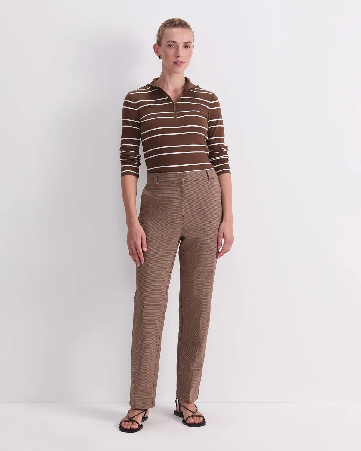 Sportscraft Yvette pantalon carreaux taille 10