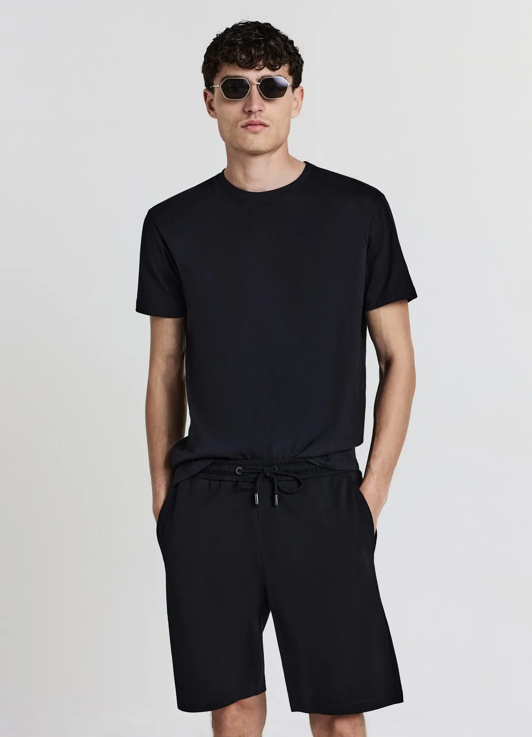 Calliope short piqué coton homme uni