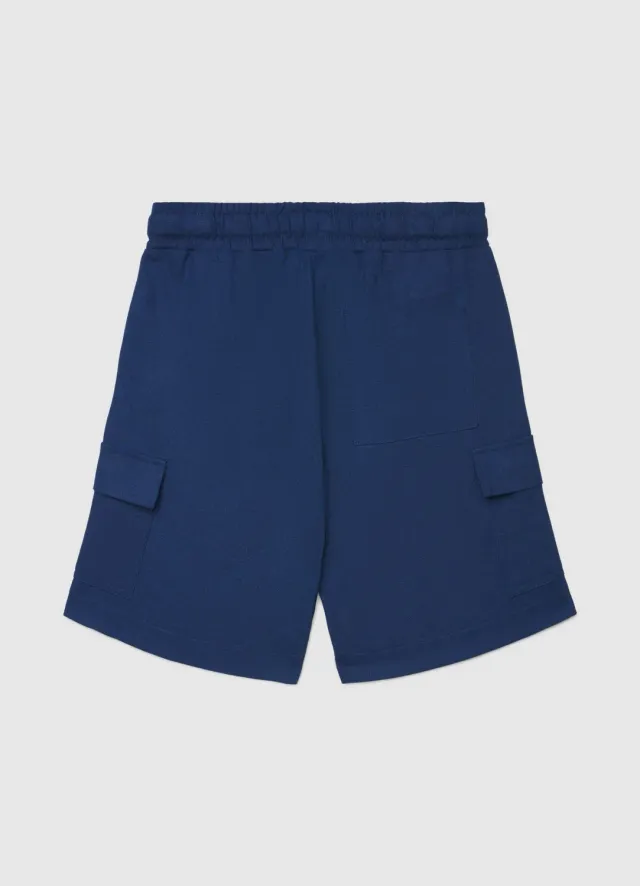 Calliope short cargo garçon lin avec poches