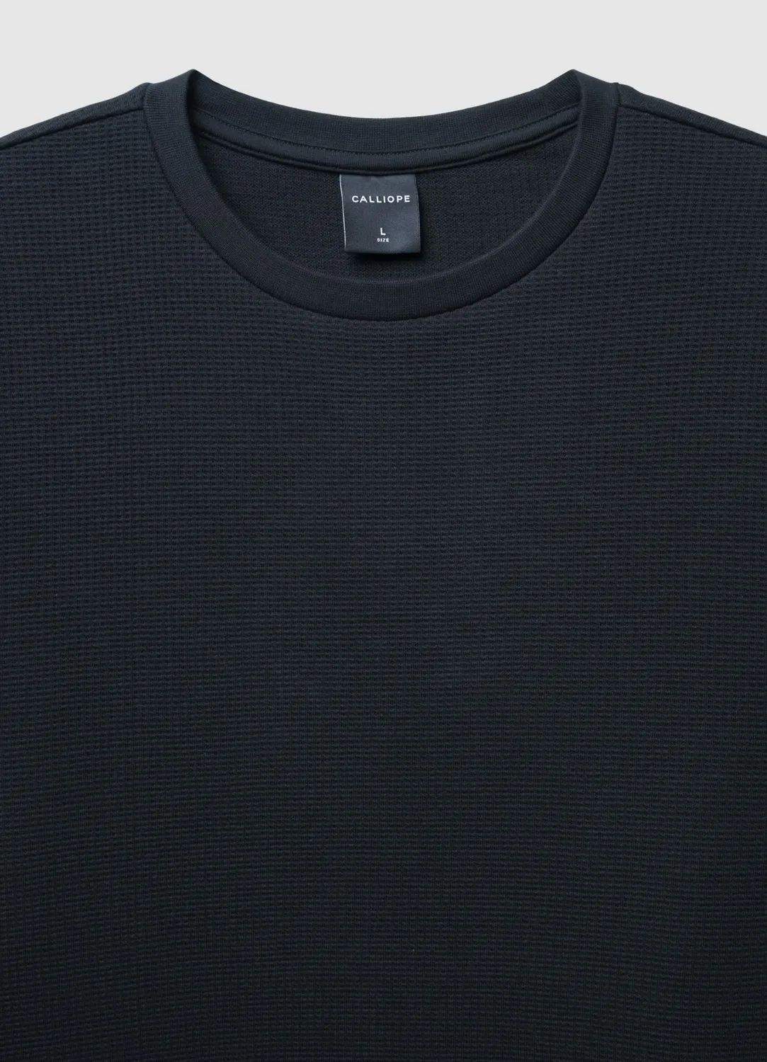 Calliope sweat homme col rond tissu texturé