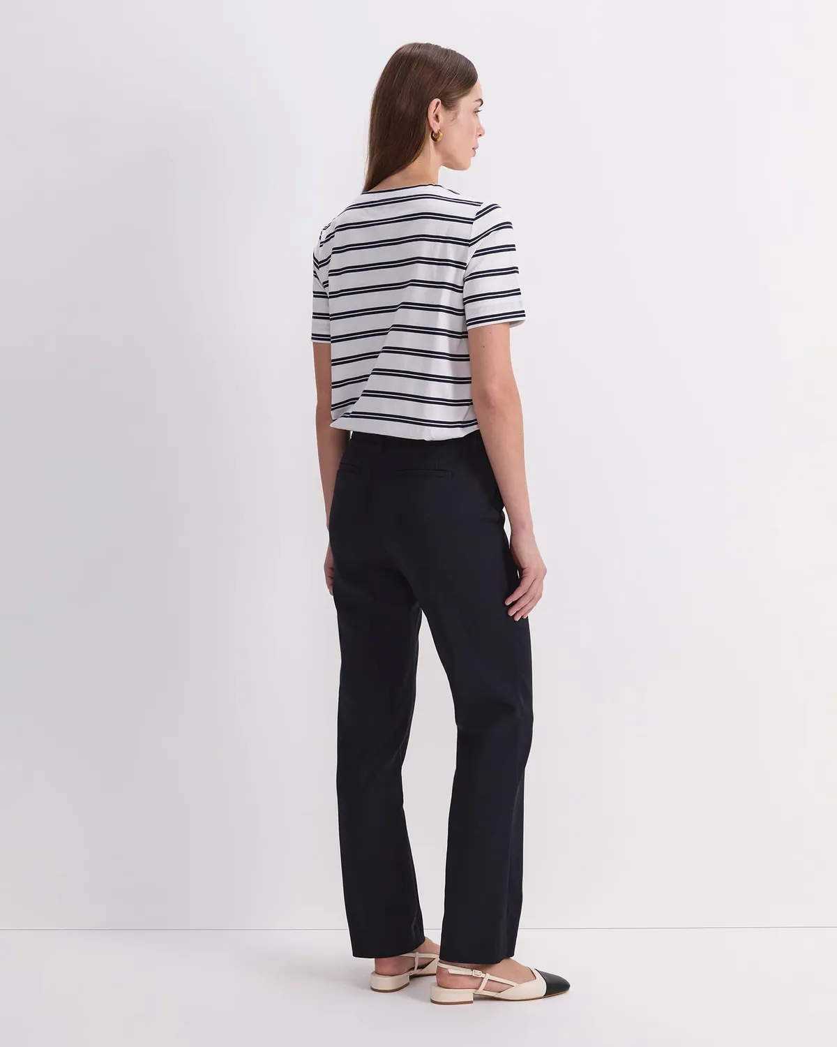 Sportscraft Yvette pantalon droit taille 10 coton stretch