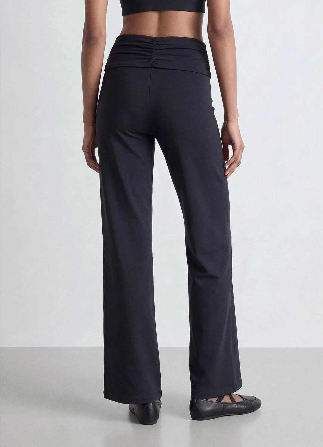 Calliope legging flare taille haute femme uni