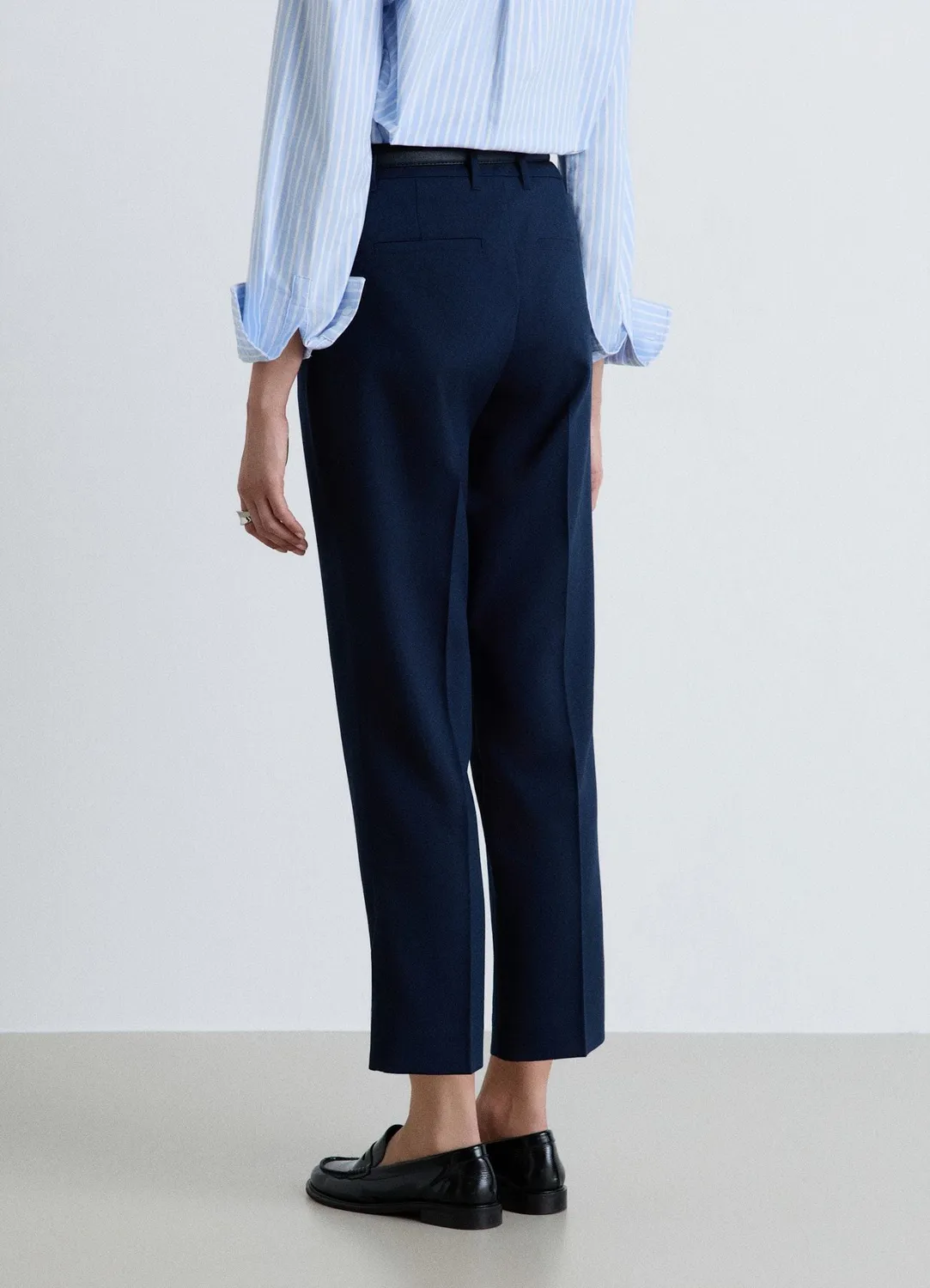 Calliope Pantalon pinces femme S droit tailleur