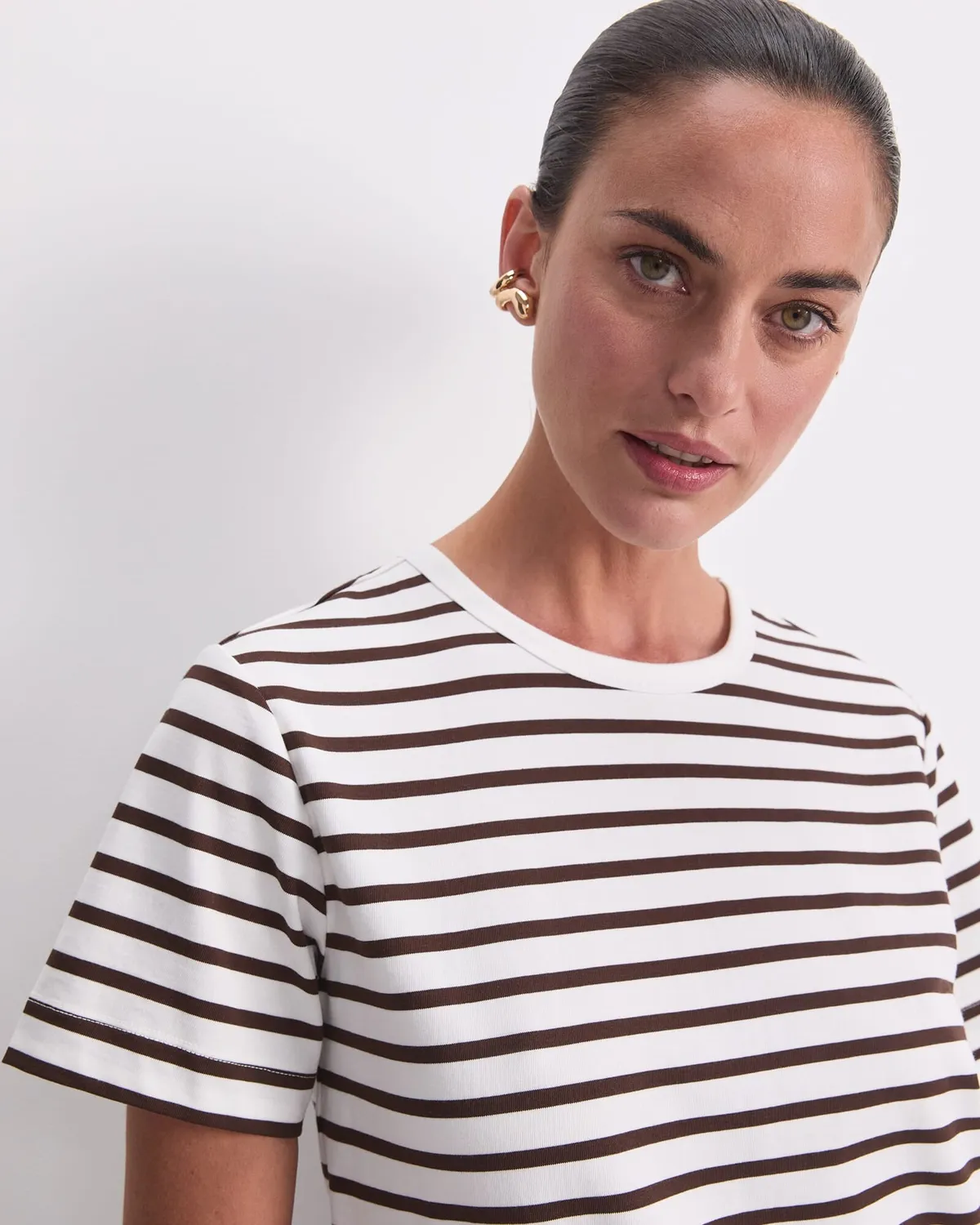 Sportscraft Karly Stripe Tee t-shirt rayé coton stretch